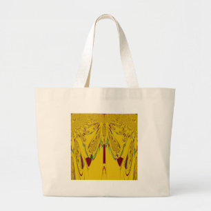 Geel Grote Tote Bag