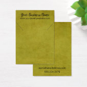 Geel  Grunge Ketting Houder Display Kaart (Bureau)