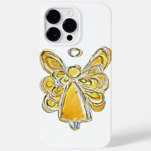Geel Guardian Angel Art Aangepaste iPhone Case (Achterkant)