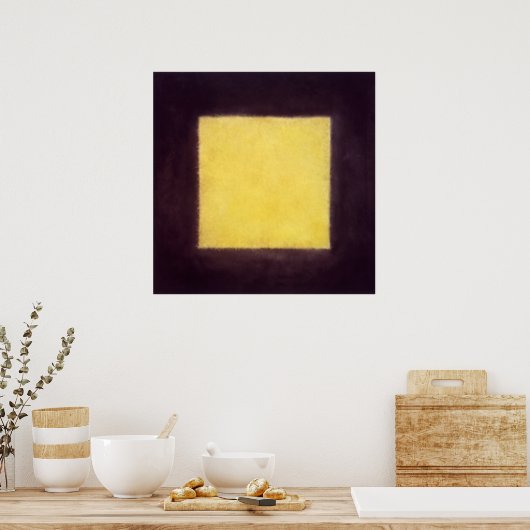 geel haar poster (Keuken)