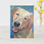 Geel hallo! Het Wenskaart van de Kunst van het Kaart (Gele Bloem)