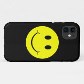 geel Happy Face iPhone 5 Hoesje (Achterkant (horizontaal))