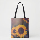 Geel Hardy Sunflower Art Beste zonnebloempotfoto's Tote Bag (Voorkant)
