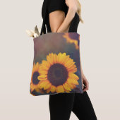 Geel Hardy Sunflower Art Beste zonnebloempotfoto's Tote Bag (Dichtbij)