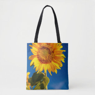 Geel Hardy Sunflower Art Beste zonnebloempotfoto's Tote Bag