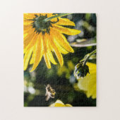 Geel Hardy Sunflower Best Sunflower Photos Legpuzzel (Verticaal)
