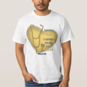Geel hart EMT T-shirt (Voorkant)