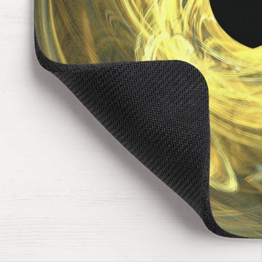 Geel hart muismat (Hoek)