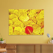 Geel Herfst - Verpakte schilderkunst canvas Afdruk (Insitu (Woonkamer))