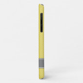Geel herringbone Patroon {kies uw kleur} Case-Mate iPhone Case (Achterkant/links)