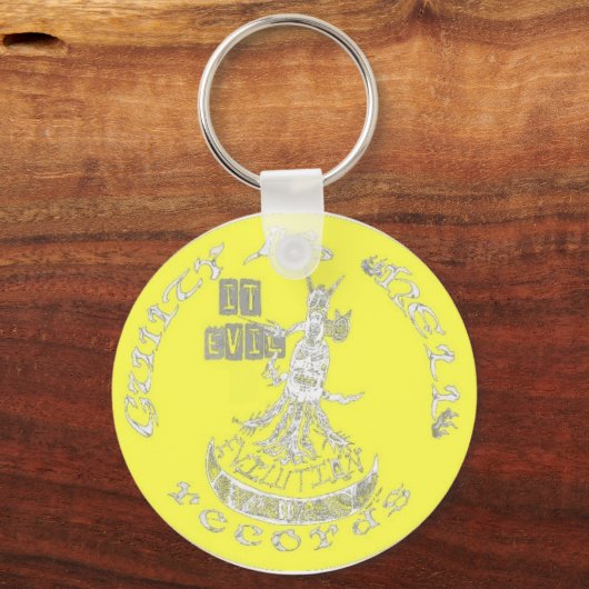 GEEL "Het aambeeld" Sleutelhanger (Voorkant)