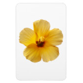 Geel Hibiscus Tropical Flower Floral Magneet (Verticaal)