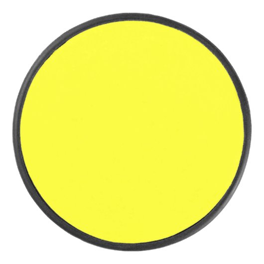 Geel Hockey Puck (Voorkant)