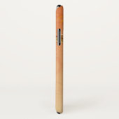 Geel Hoesje-Mate Barely daar iPhone X Hoesje (Achterkant / rechts)