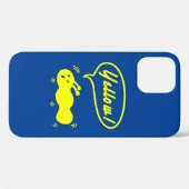Geel! Hoesje-Mate iPhone Case (Achterkant (horizontaal))