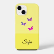 Geel Hoesje van de Telefoon van de Aanpassing van