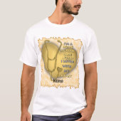 Geel Home Gezondheidszorg aangepaste verpleegkundi T-shirt (Voorkant)