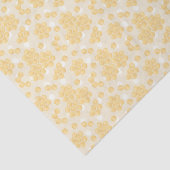 Geel honingraatpatroon tissuepapier (Detail)