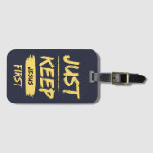 Geel, houd Jezus eerst Bagagelabel (Voorkant (horizontaal))