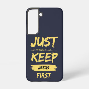 Geel, houd Jezus eerst Samsung Galaxy Hoesje