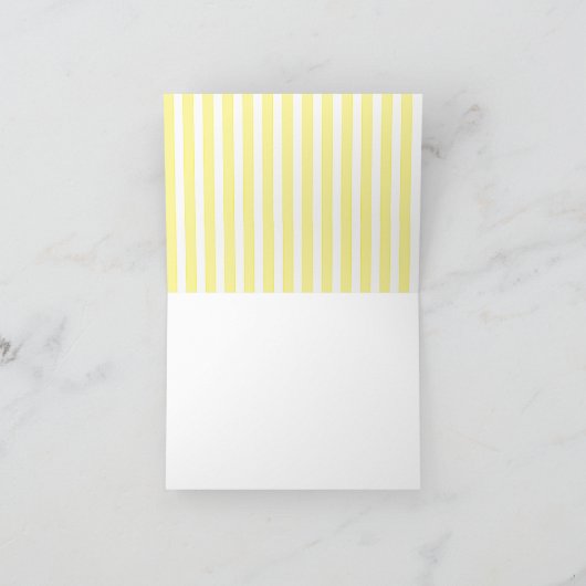 Geel Huis Kaart (Binnen)