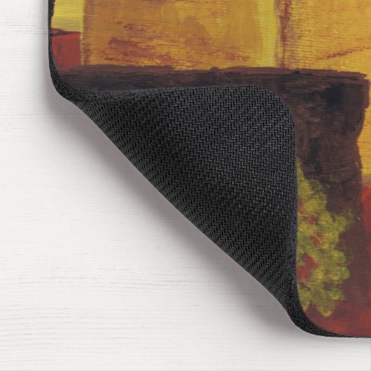 Geel huis muismat (Hoek)