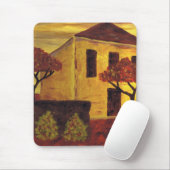 Geel huis muismat (Met muis)