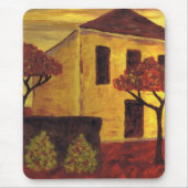 Geel huis muismat (Voorkant)