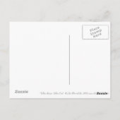 Geel huis Oude boom Landschap Normandië Frankrijk Briefkaart (Achterkant)