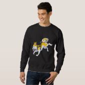 Geel Husky Running Trui (Voorkant volledig)