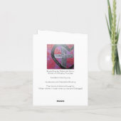 GEEL IN EEN VASTE STROOM KAART (Achterkant)