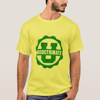 Geel "Indoctrinaat U" Logo T-shirt
