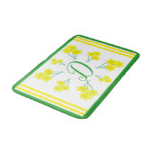 Geel Initiaal Badmat (Gekanteld)