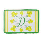 Geel Initiaal Badmat (Voorkant)