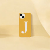 Geel Initiaal Naam Gepersonaliseerd Monogram Ontwe Case-Mate iPhone Case