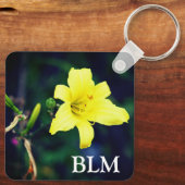 Geel Inspirerend Dagelijks Citaat Magnet Sleutelhanger (Achterkant)