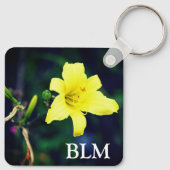 Geel Inspirerend Dagelijks Citaat Magnet Sleutelhanger (Achterkant)