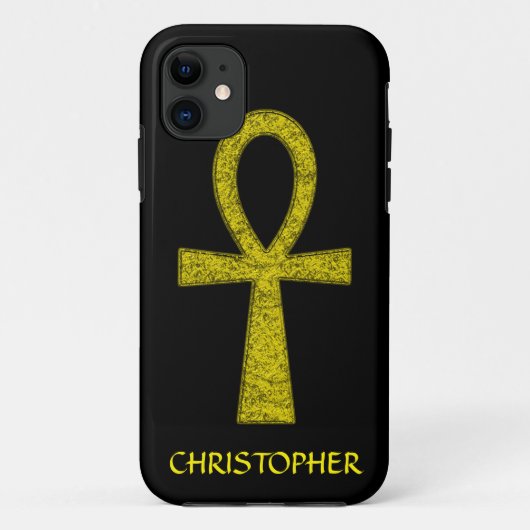 Geel iPhone 5 Hoesje (Achterkant)