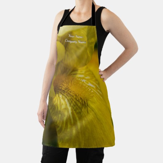 Geel Iris Beard Schort (Insitu)