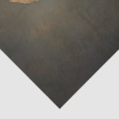 Geel Iris Botanisch schilderij Decoupage Tissuepapier (Detail)