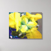 Geel Iris Canvas Afdruk (Voorkant)