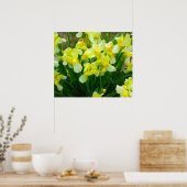 Geel Iris Poster (Keuken)