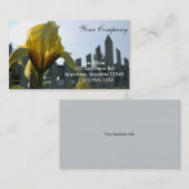 Geel Iris Visitekaartje (Voorkant / Achterkant)