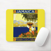 Geel Jamaica-Poster Muismat (Met muis)