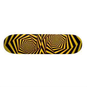 Geel jasje-skateboard persoonlijk skateboard