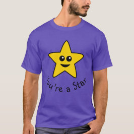 Geel Je bent een Star T-Shirt