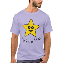 Geel Je bent een Star T-Shirt