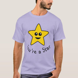 Geel Je bent een Star T-Shirt