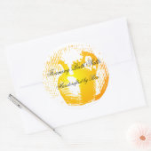 Geel  Jug Custom Zeep Label Stickers (Envelop)