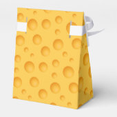 Geel kaaspatroon bedankdoosjes (Achterkant)